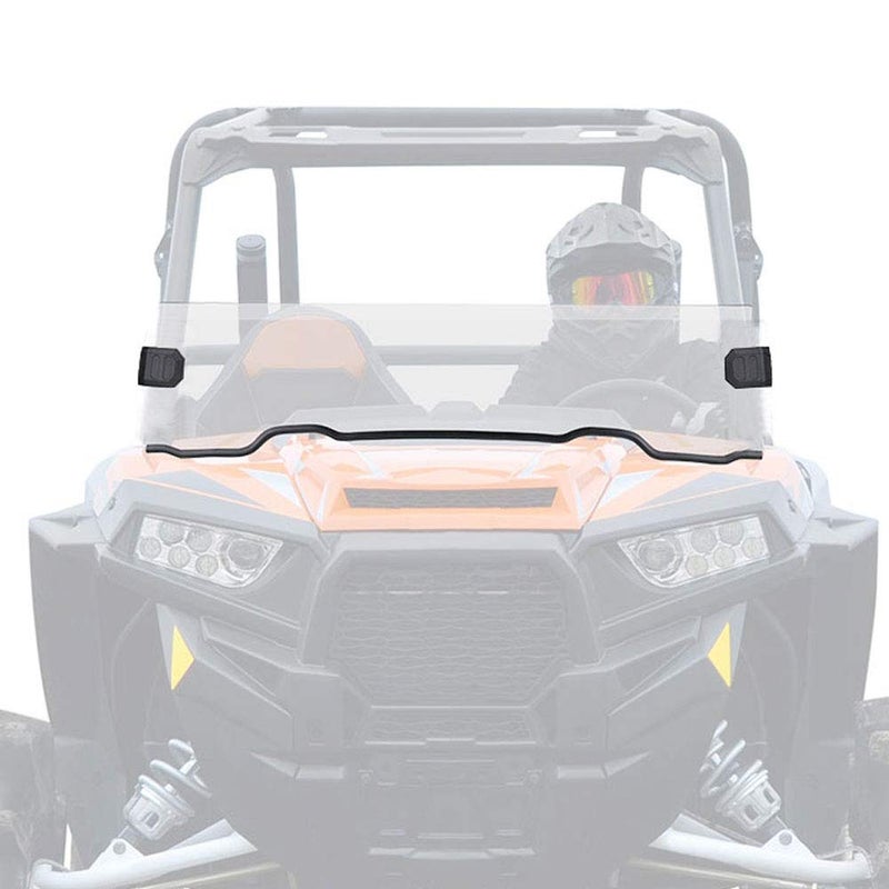 HJSIUTV UTV Front Half Windshield Scratch Resistant Replacement for Polaris RZR XP 1000 / 4 1000 2014-2018 Heavy Duty Windscreen Durable Unbreakable - Image 4